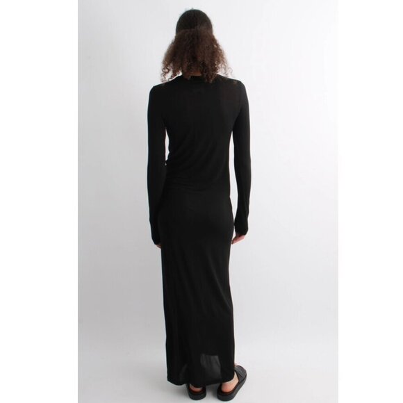 NWT Herskind | Christy Long Sleeve Maxi Dress In Black - Picture 2 of 12